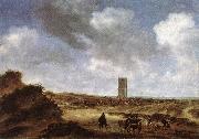 View of Egmond aan Zee f RUYSDAEL, Salomon van